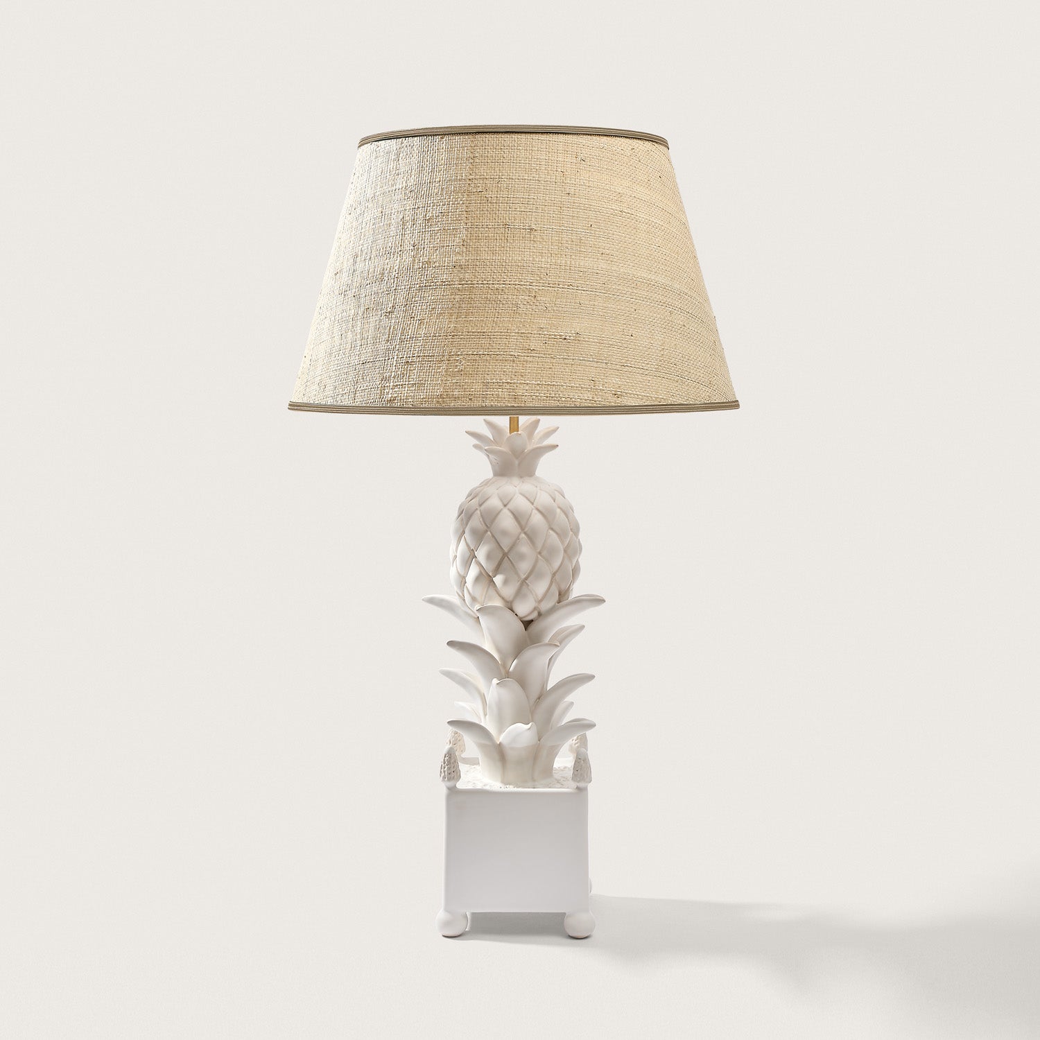 BLANC MAT / LISERET ÉCRU