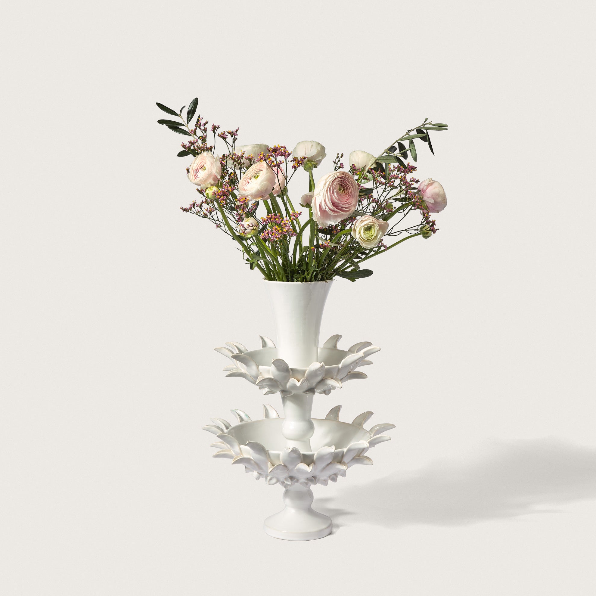 Coupe feston céramique objet décoratif art de la table jean roger paris