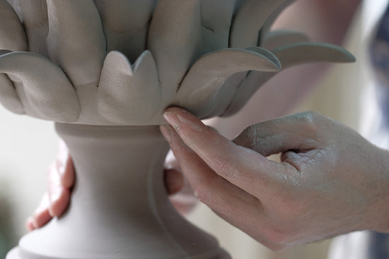 l'art de la céramique savoir-faire par François Roger Jean Roger paris faïence émaillée bougeoir objet décoratif