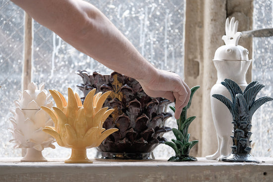L'art de la céramique par Jean Roger paris faïence émaillée bougeoir objet décoratif