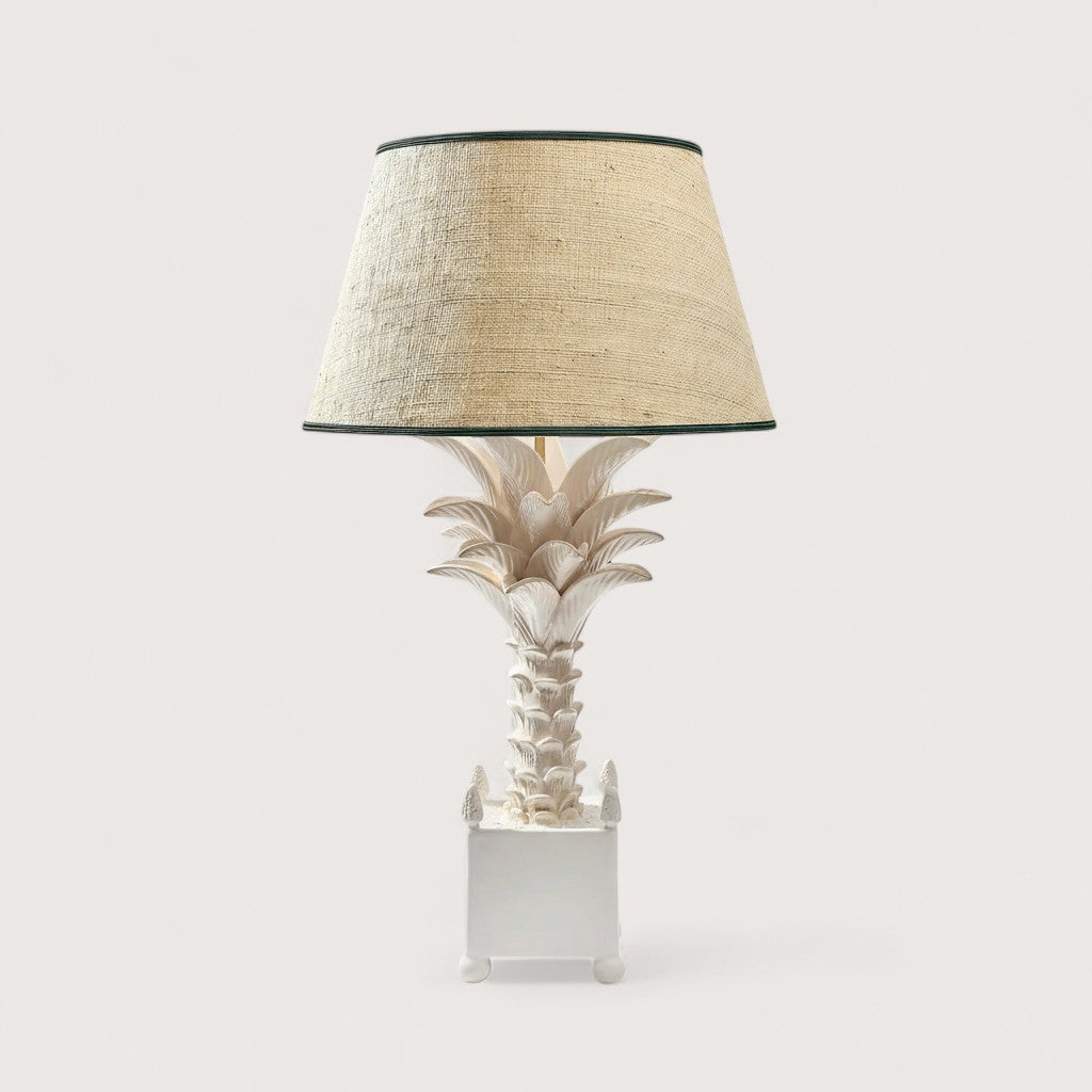 BLANC BRILLANT / LISERET VERT