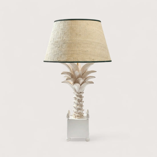 BLANC BRILLANT / LISERET VERT