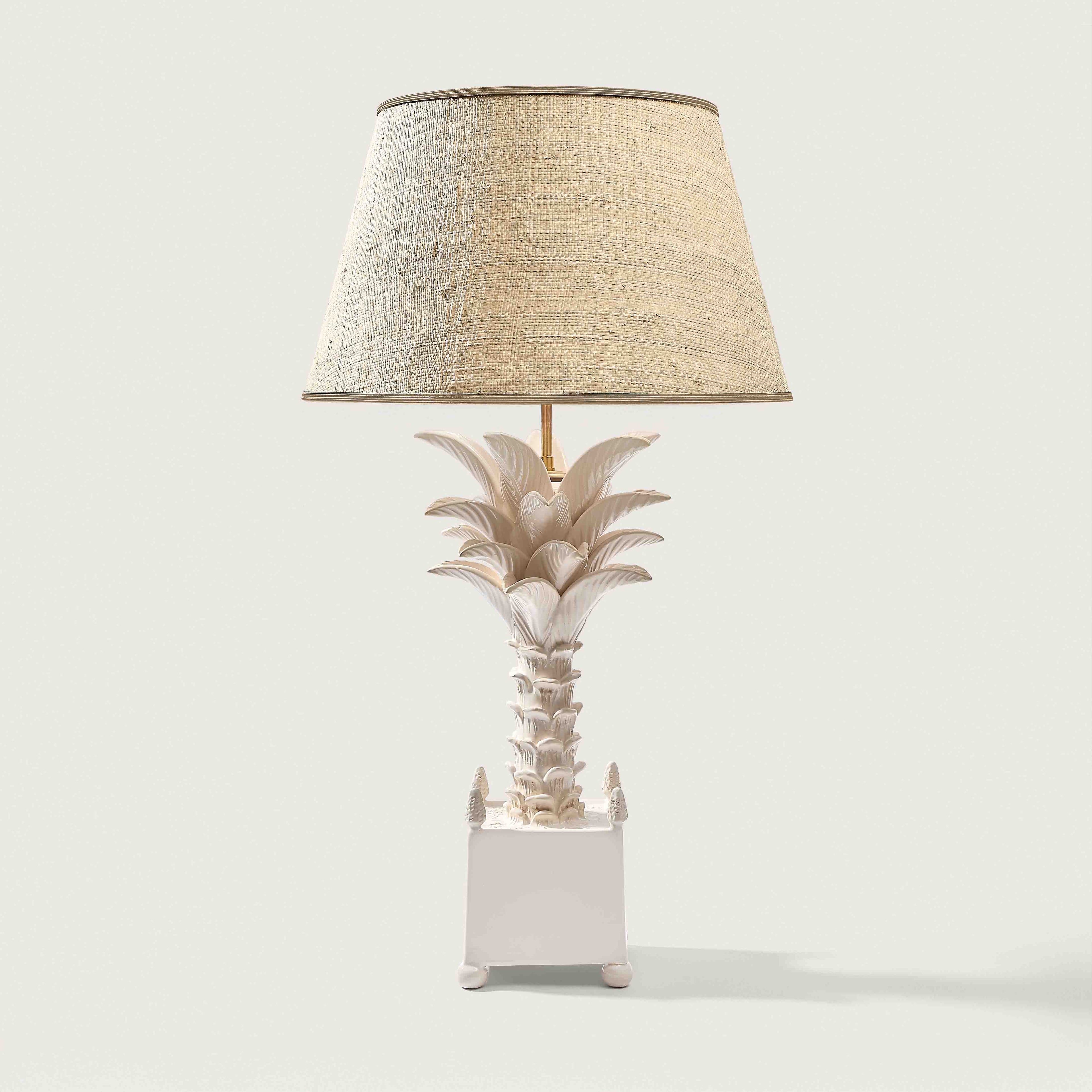 BLANC BRILLANT / LISERET ÉCRU