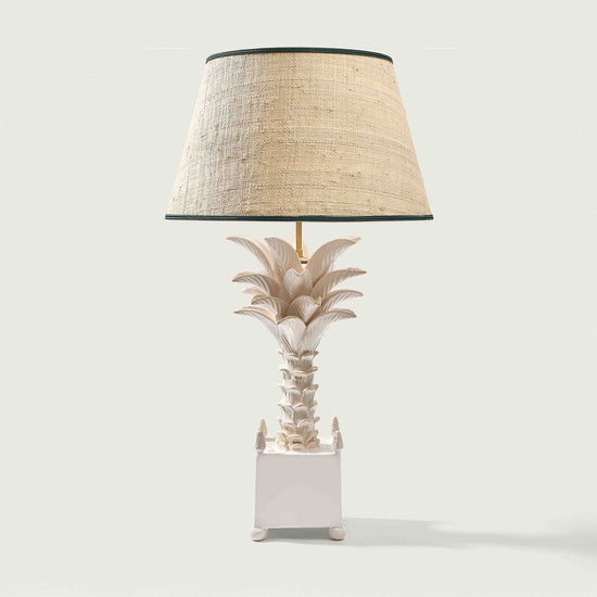 BLANC BRILLANT / LISERET VERT